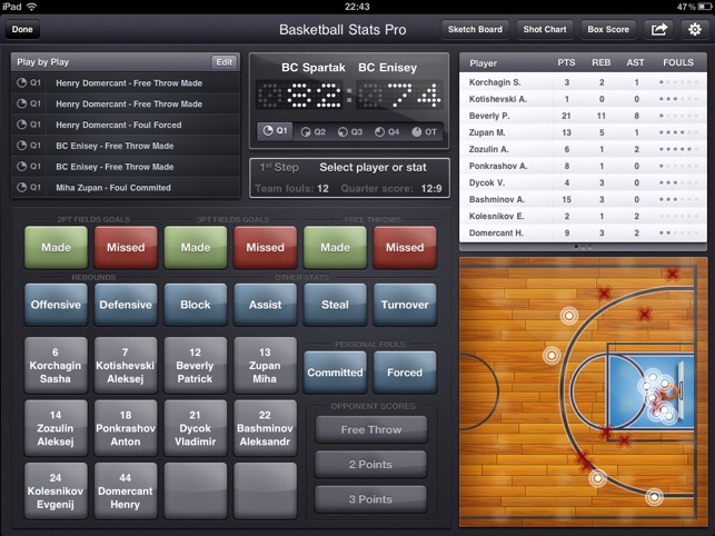 Basketball Stats PRO(圖1)-速報App