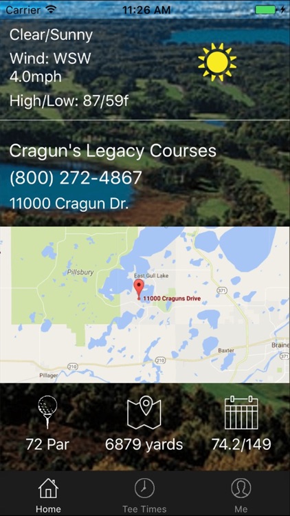 Cragun's Legacy Golf Tee Times