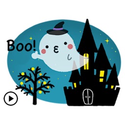 Animated Halloween Sticker