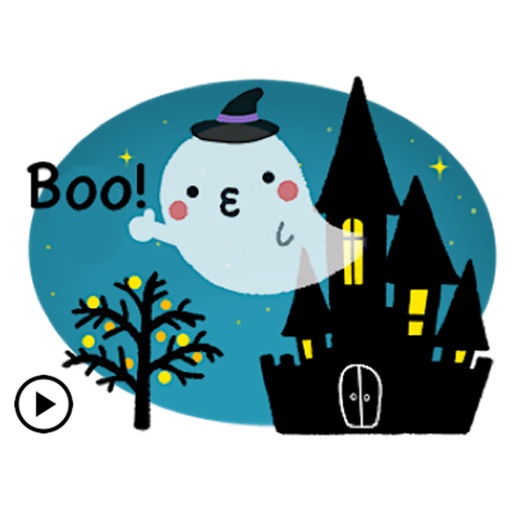 Animated Halloween Sticker icon