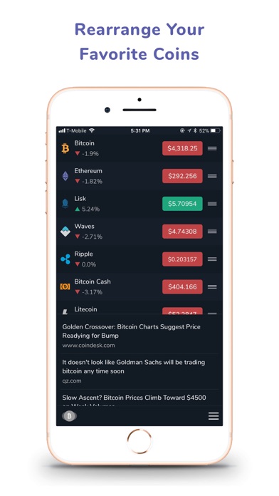 CryptoCoins Price Tracker screenshot 3
