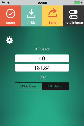 Gallon Liter screenshot 2