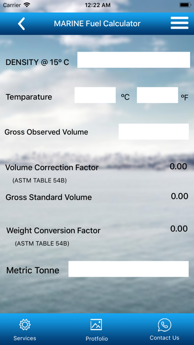 Bunker Fuel Calculator screenshot 2