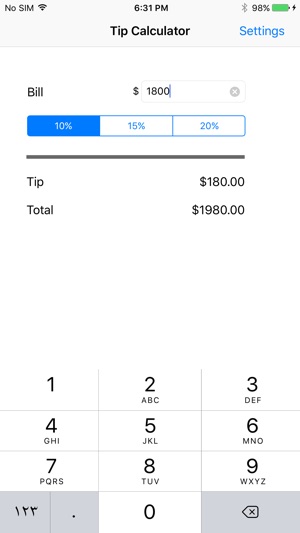 Tip Calculation(圖2)-速報App