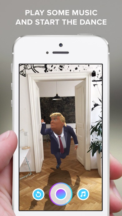 Augmented Trump Dance screenshot 2