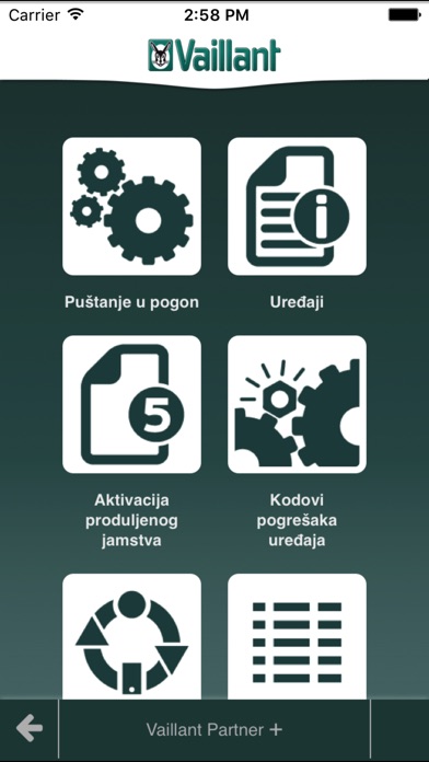 Vaillant Partner RS screenshot 2