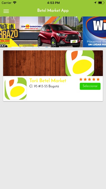 Betel Market App