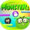 Monsters Game Drop it Down is a free game in which you can monsters a ball fall through a series of holes by tapping the screen to the right or left