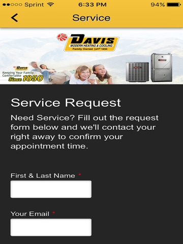 Davis Modern HVAC screenshot 3