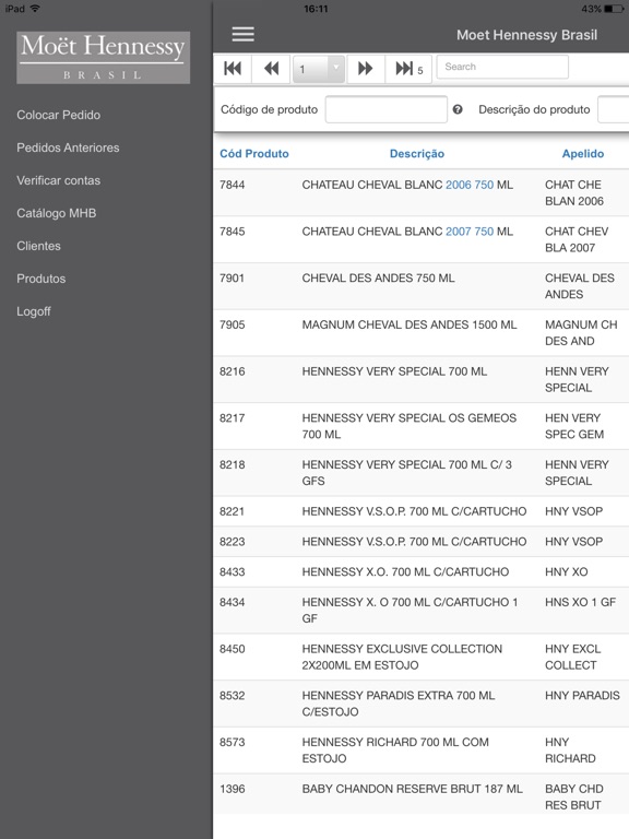 iPad Image of WebSales