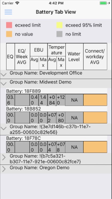 AMETEK BatteryMonitor screenshot 3