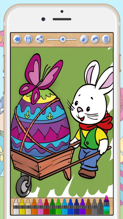 Download Easter Bunny Coloring Pages by Landay Apps