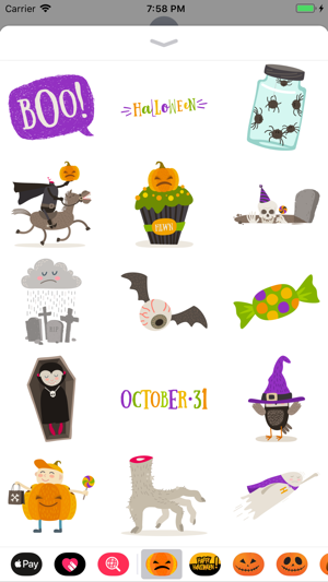 Happy Halloween Bloody Sticker(圖3)-速報App