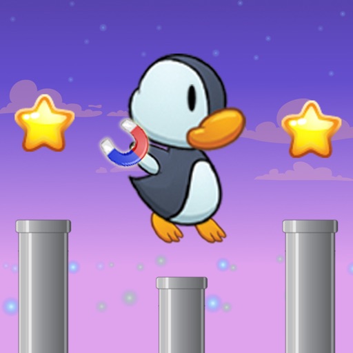 Penguin Parkour-crazy fun cute icon
