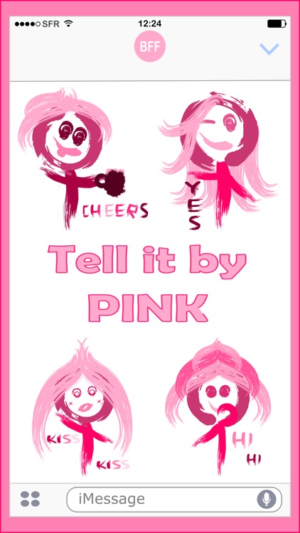 Paint It Pink - Stickers pack