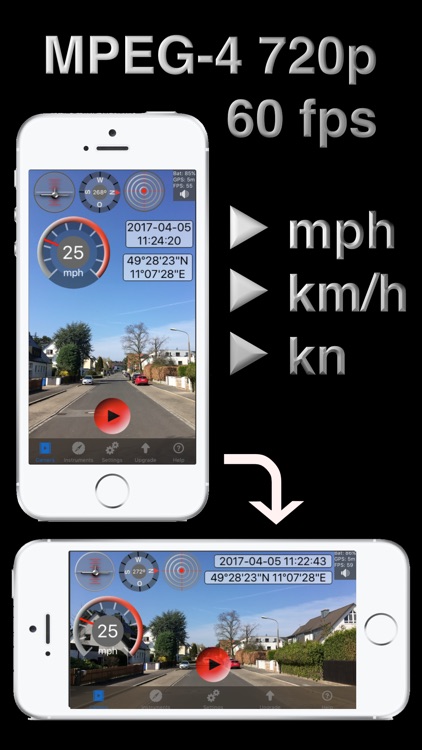 Car Camcorder: HUD Speedometer