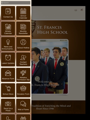 St. Francis High School. screenshot 2