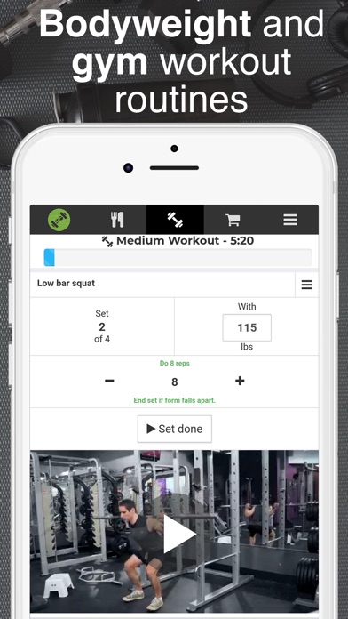 Macro Meal Planner & Workouts screenshot 2