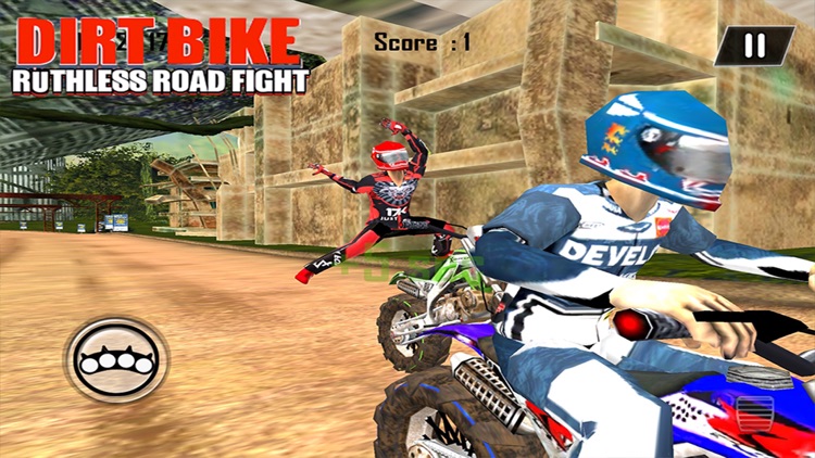 Dirt Bike Road Fight Racing screenshot-3