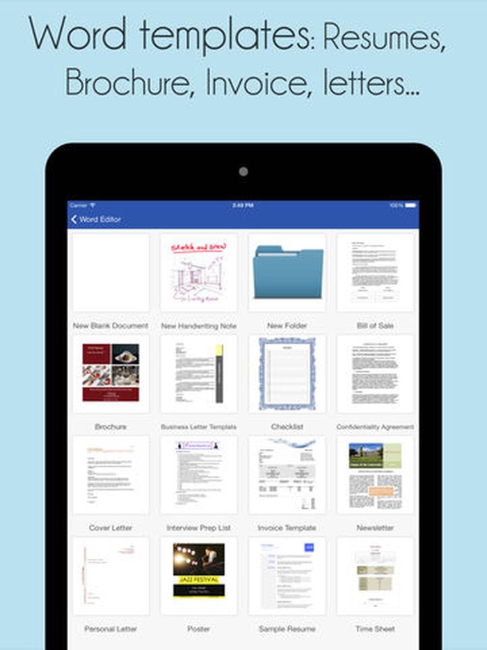 Office Docs - for Word Editor