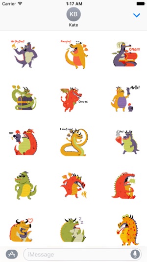 Cute Dragon - DragonMoji Sticker(圖1)-速報App