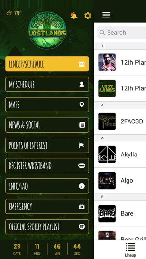 Lost Lands Festival App