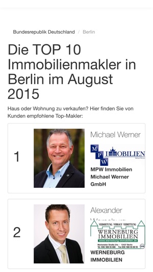 Makler Empfehlung: Immobilien(圖4)-速報App