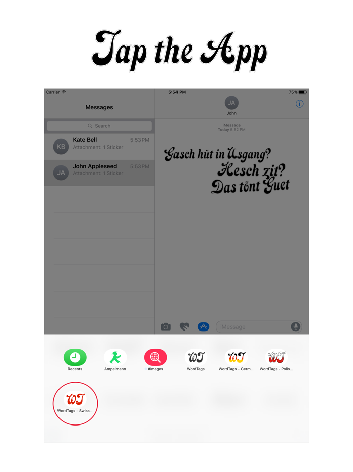 WordTags - Swiss Edition