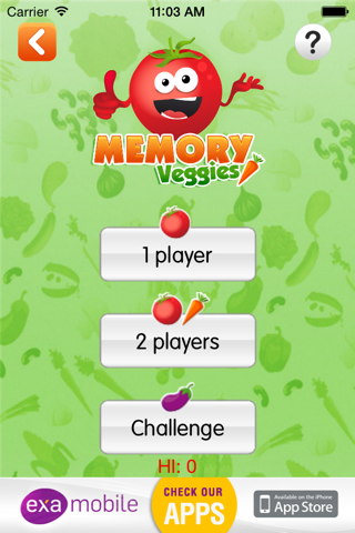 Best Memory Games - Vege - náhled