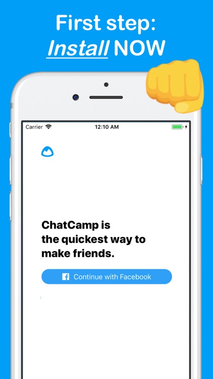 ChatCamp - Simple dating app. screenshot-3