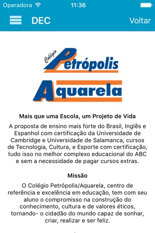 Colégio Petrópolis screenshot 2