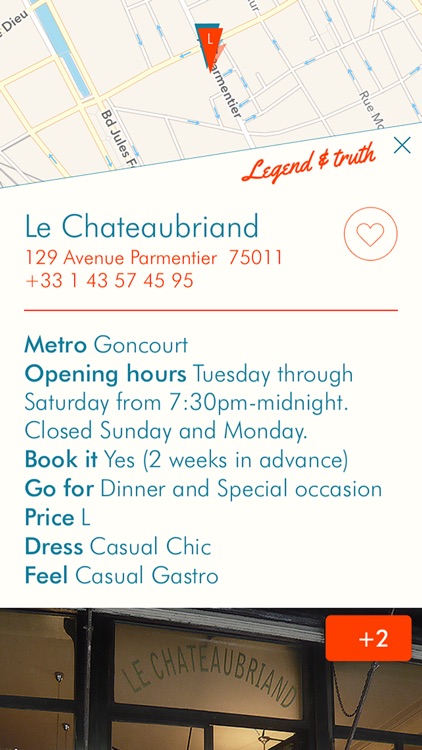 ParisEats - curated selection of Paris restaurants