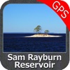 Sam Rayburn Reservoir GPS offline fishing charts