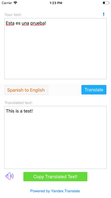 English to Spanish Translator! screenshot 3