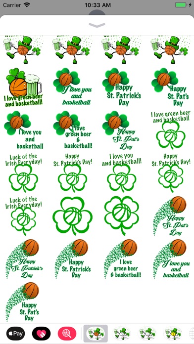 Basketball St. Pat's Stickers screenshot 2