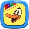 Coloring little Goose Duck