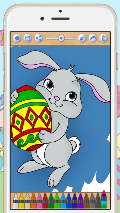 How to cancel & delete Easter Bunny Coloring Pages from iphone & ipad 3