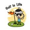 Golf is Life Golfmoji Sticker