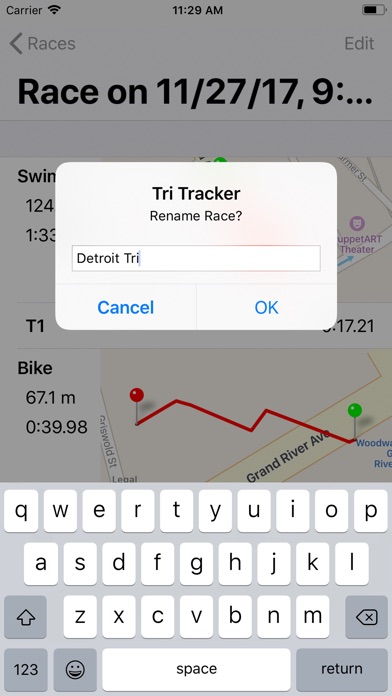 Triathlon Tracker screenshot 3