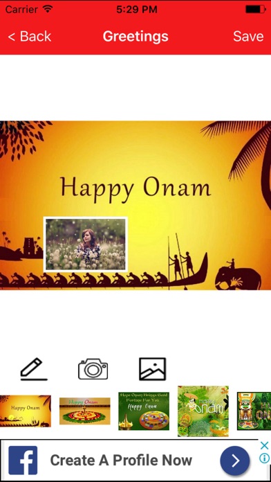 How to cancel & delete Onam Greetings Maker For Onam Messages & Images from iphone & ipad 2