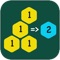 Fun puzzle game, merge the same number blocks to get bigger numbers