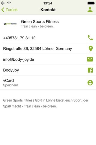 Green Sports Fitness screenshot 2