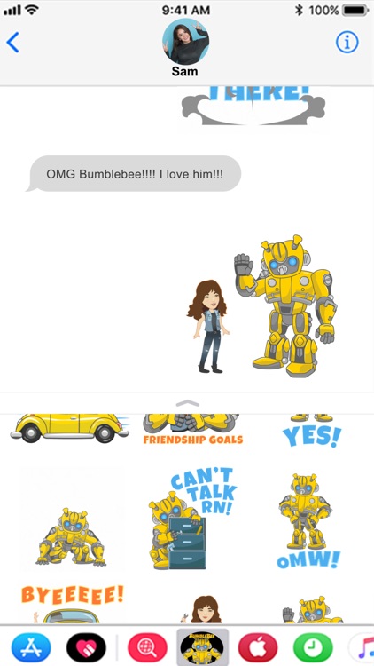 Official Bumblebee Stickers