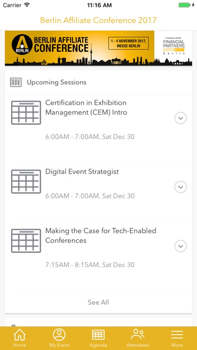 IGB Events App screenshot 2
