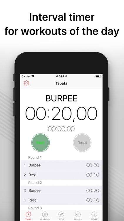 WOD Timer pro - training hiit