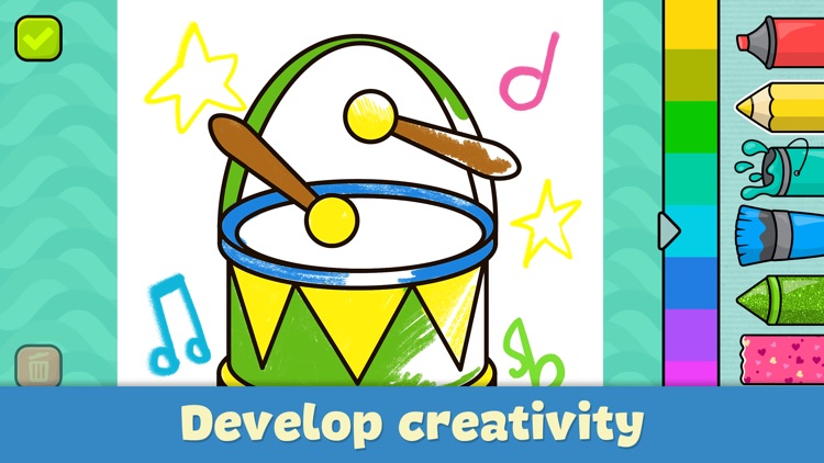 Drawing for kids: doodle games