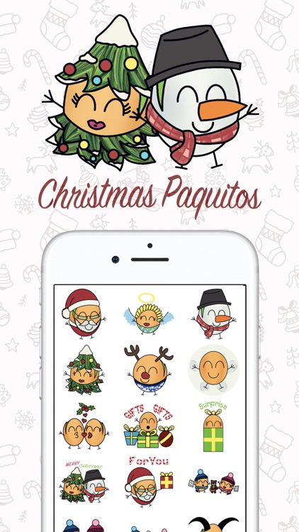 Paquitos Stickers: Christmas