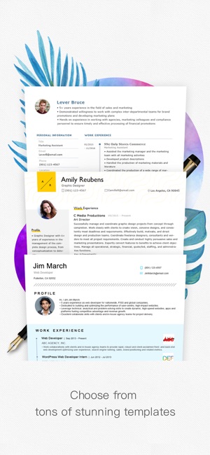 Zalent Resume - Resume Builder(圖1)-速報App