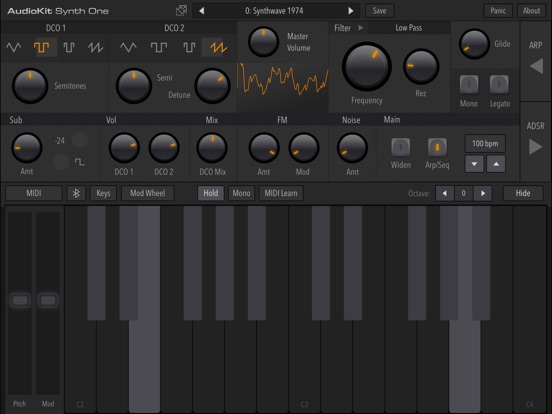 AudioKit Synth One Synthesizer screenshot 9