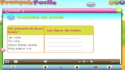 Francais Facile 3 screenshot 3